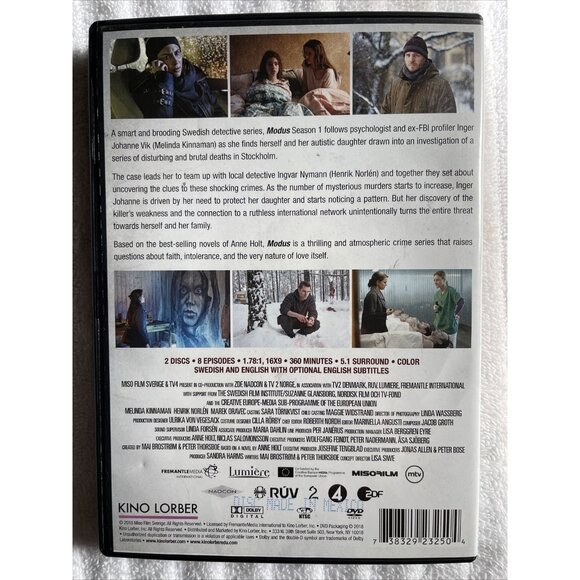 Modus: Season 1 - DVD - Melinda Kinnaman, Henrik Norlén, Kino Lorber - Picture 2 of 6